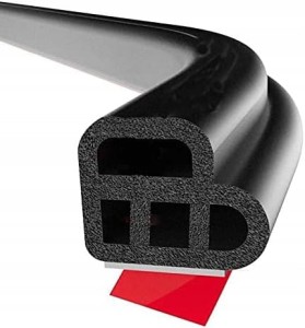 Samoprzylepna Uszczelka Do Drzwi Samochodowych Uniwersalna 5M - Czarna