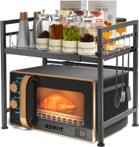 Półka Kuchenna Nad Mikrofale Na Przyprawy I Akcesoria Kuchenne