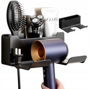 Samoprzylepny Uchwyt Wieszak na Suszarkę i Szczotkę - Organizer Łazienkowy