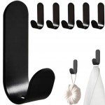 Zestaw 5 Metalowych Haczyków Wieszaków Na Klucze Ręczniki