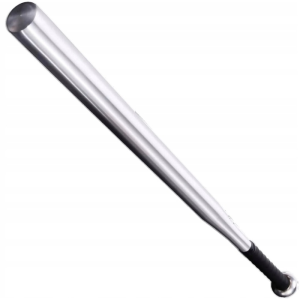 Kij Bejsbolowy Metalowy 25 Cali 900g - Srebrny