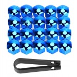 Kapturki Nasadki Na Felgi 21mm - Niebieskie