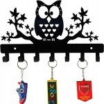Domowy Wieszak Na Klucze Do Przedpokoju - Sowa